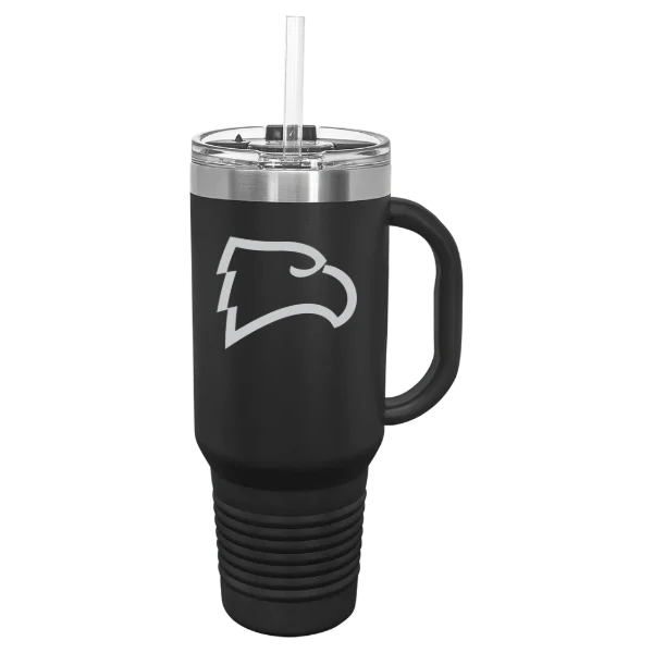 Winthrop University Polar Camel 40 oz. Travel Mug with Snap Lid & Straw