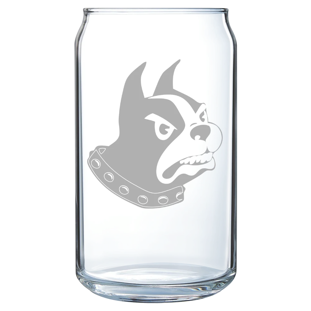Wofford College Polar Camel 16 oz. Can Glass