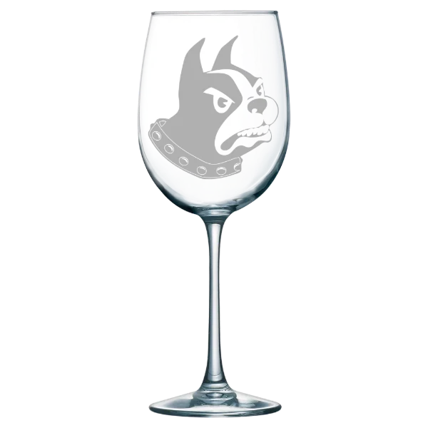 Wofford College Polar Camel 19 oz. Wine Glass