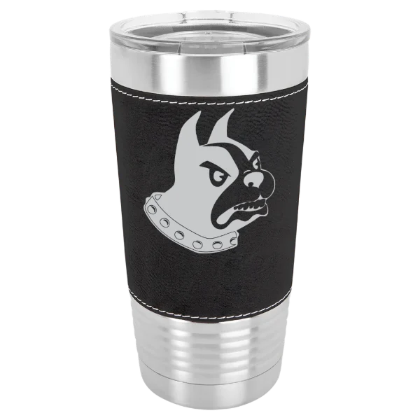 Wofford College Polar Camel 20 oz. Leatherette Grip Tumbler with Standard Lid
