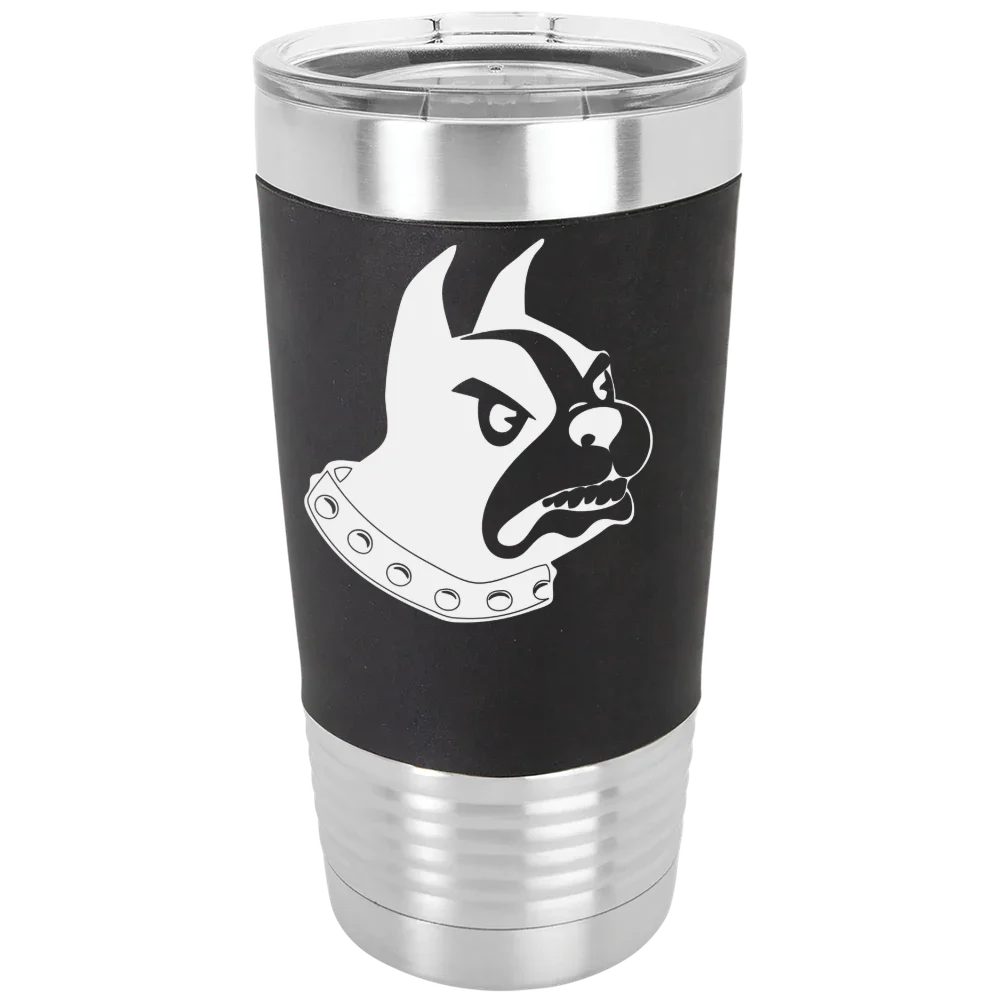 Wofford College Polar Camel 20 oz. Silicone Grip Tumbler with Standard Lid