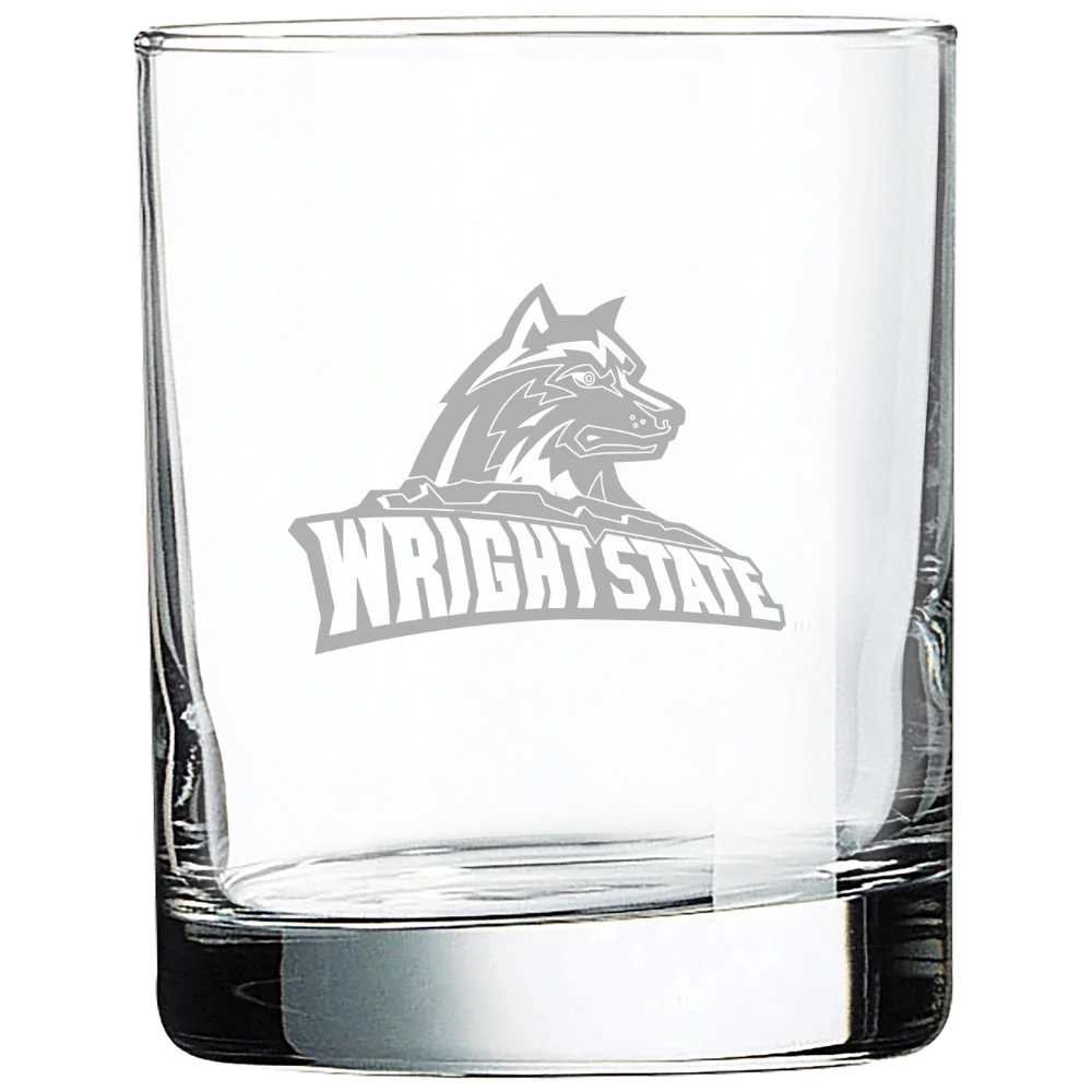 Wright State University Polar Camel 10 1/2 oz. On The Rocks Glass