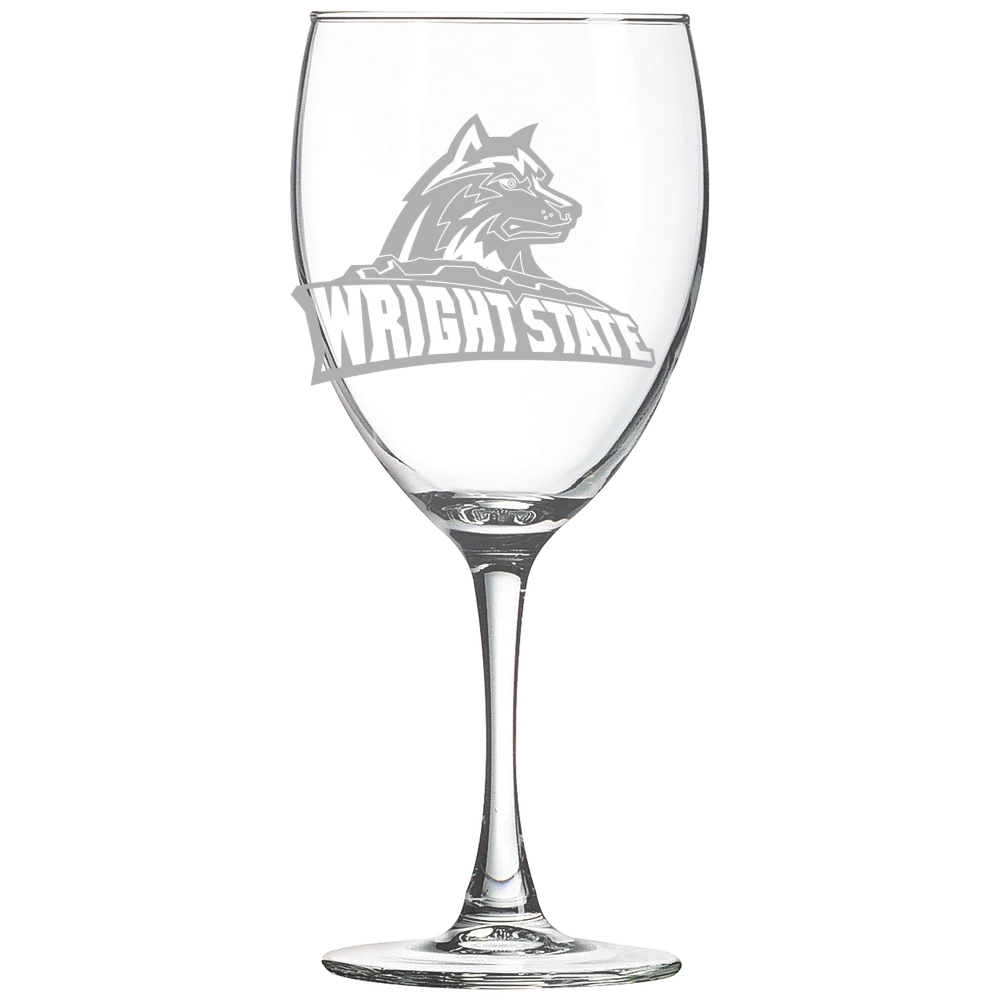 Wright State University Polar Camel 10 1/2 oz. Wine Glass