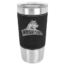 Wright State University Polar Camel 20 oz. Leatherette Grip Tumbler with Standard Lid