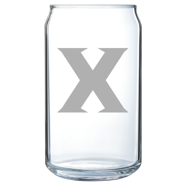 Xavier University Polar Camel 16 oz. Can Glass