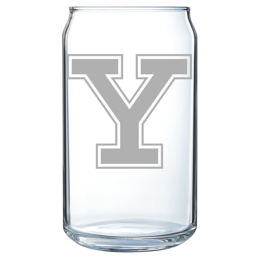 Yale University Polar Camel 16 oz. Can Glass