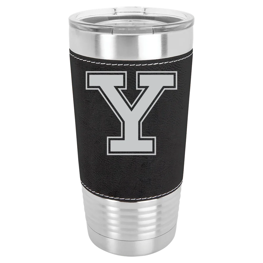 Yale University Polar Camel 20 oz. Leatherette Grip Tumbler with Standard Lid