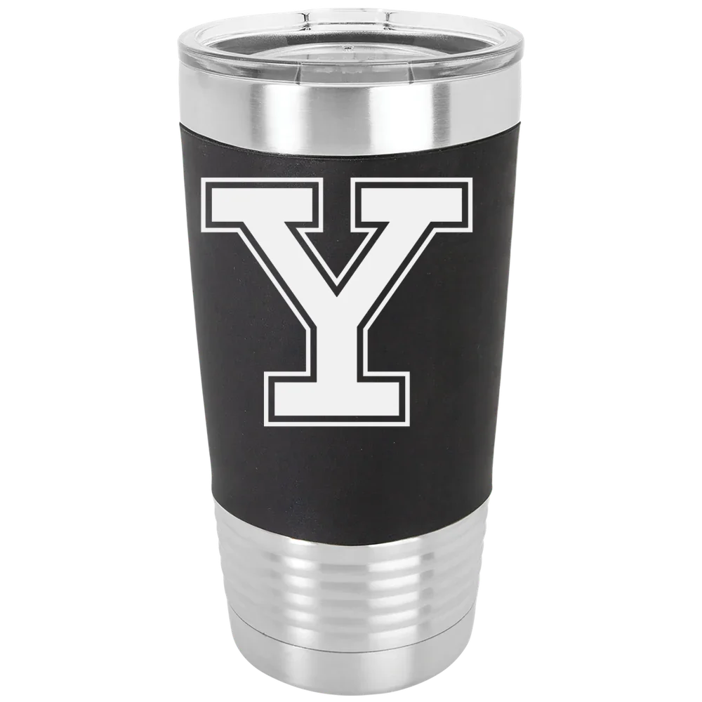 Yale University Polar Camel 20 oz. Silicone Grip Tumbler with Standard Lid