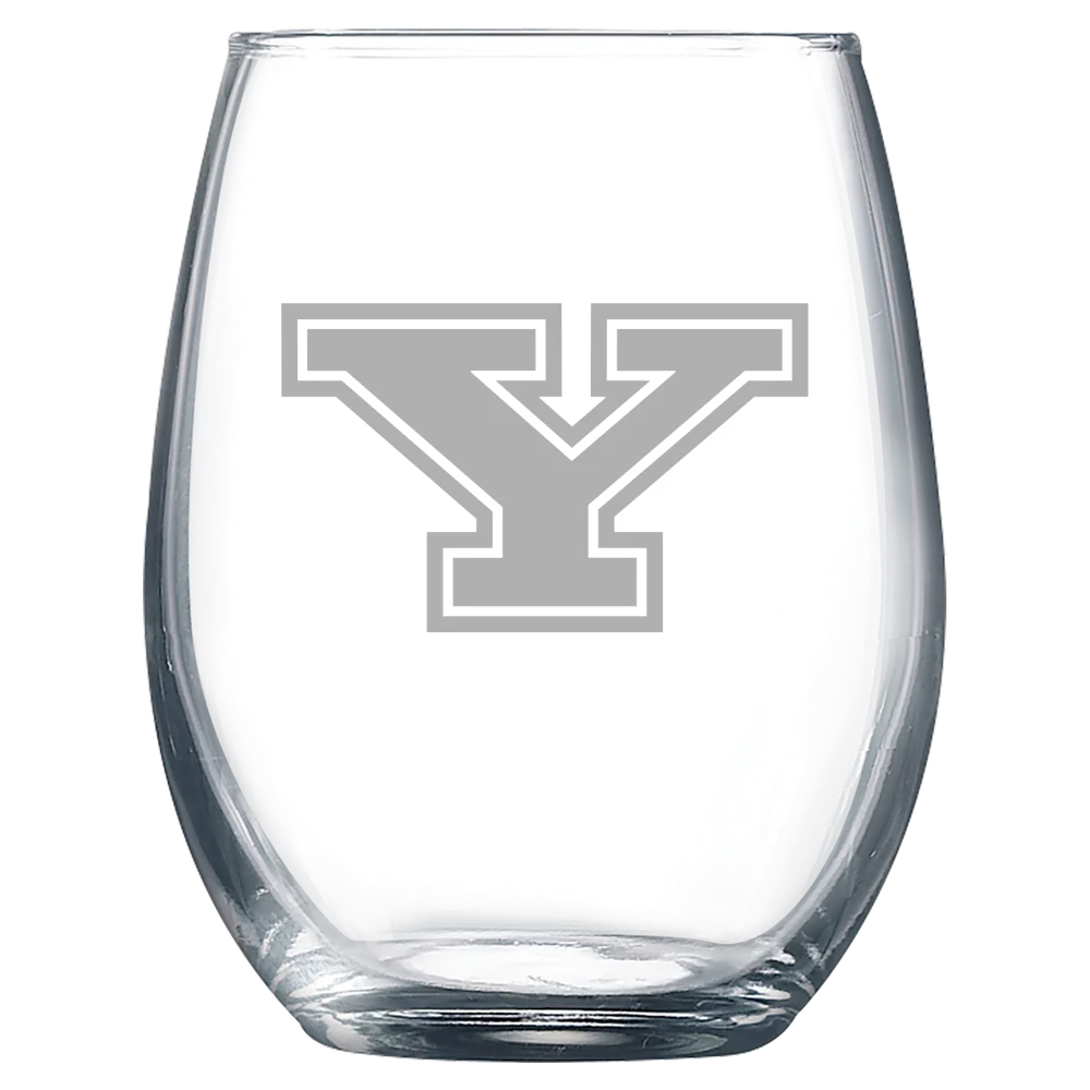 Youngstown State University Polar Camel 9 oz. Stemless Wine Glass