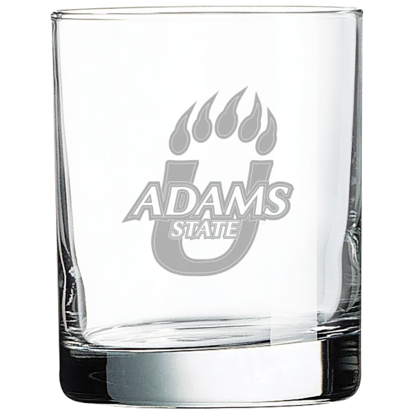 Adams State University Polar Camel 10 1/2 oz. On The Rocks Glass