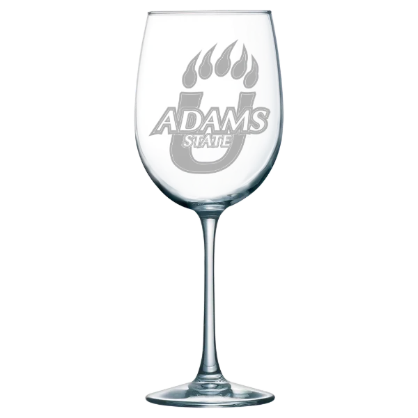Adams State University Polar Camel 19 oz. Wine Glass