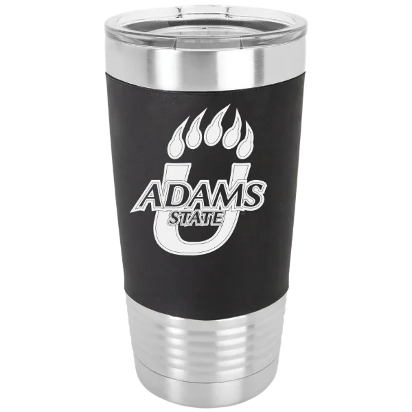 Adams State University Polar Camel 20 oz. Silicone Grip Tumbler with Standard Lid