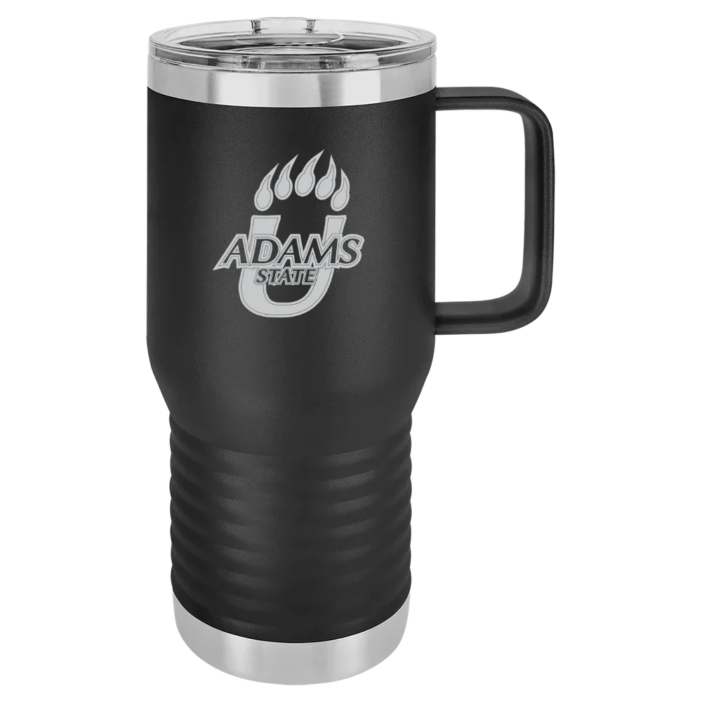 Adams State University Polar Camel 20 oz. Travel Mug with Slider Lid