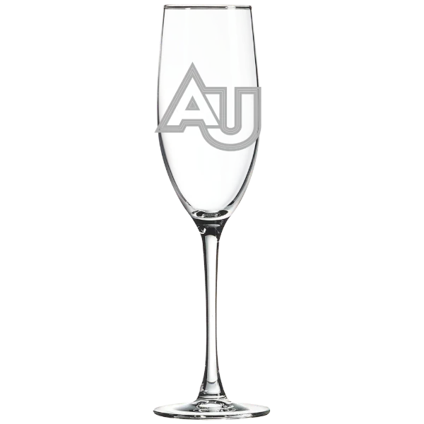 Adelphi University Polar Camel 8 oz. Champagne Flute