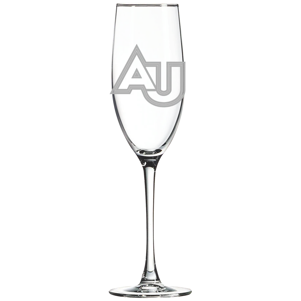 Adelphi University Polar Camel 8 oz. Champagne Flute