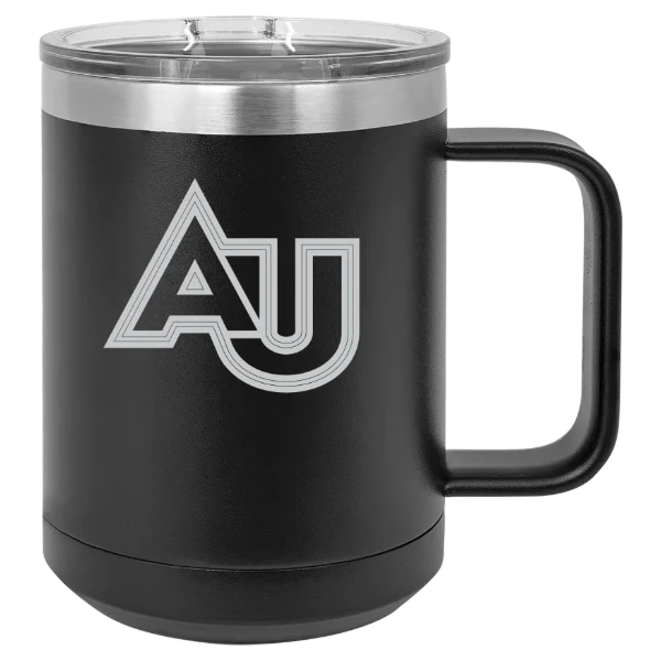 Adelphi University Polar Camel 15 oz. Mug with Slider Lid