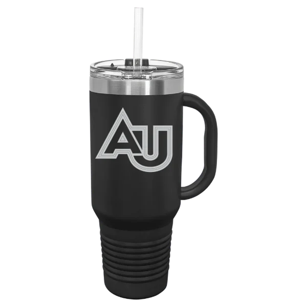 Adelphi University Polar Camel 40 oz. Travel Mug with Snap Lid & Straw