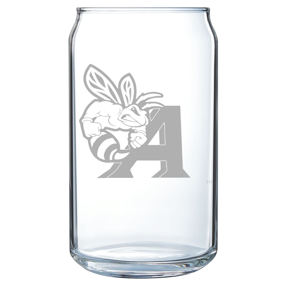 Allen University Polar Camel 16 oz. Can Glass