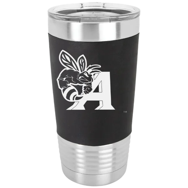 Allen University Polar Camel 20 oz. Silicone Grip Tumbler with Standard Lid