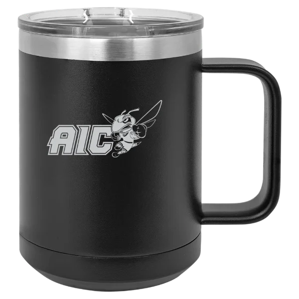 American International College Polar Camel 15 oz. Mug with Slider Lid