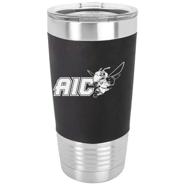 American International College Polar Camel 20 oz. Silicone Grip Tumbler with Standard Lid