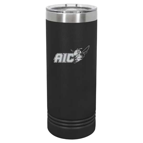 American International College Polar Camel 22 oz. Skinny Tumbler with Slider Lid
