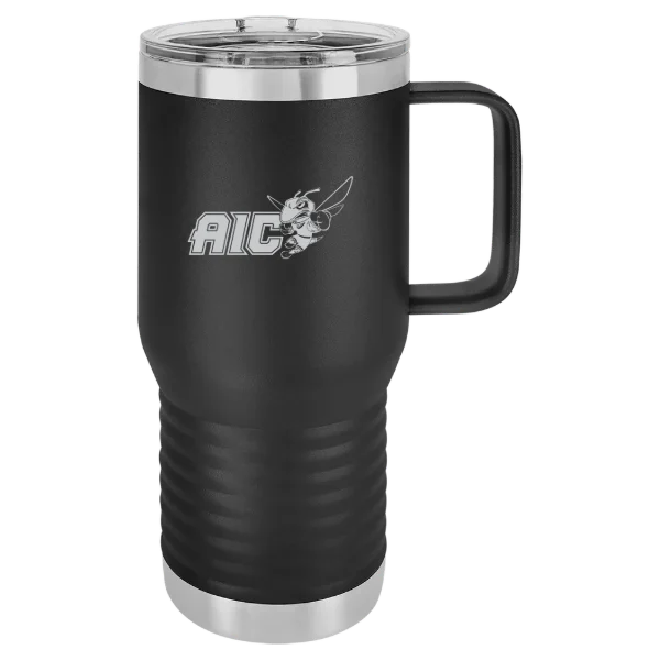 American International College Polar Camel 20 oz. Travel Mug with Slider Lid