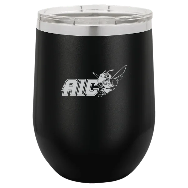 American International College Polar Camel 12 oz. Stemless Wine Tumbler
