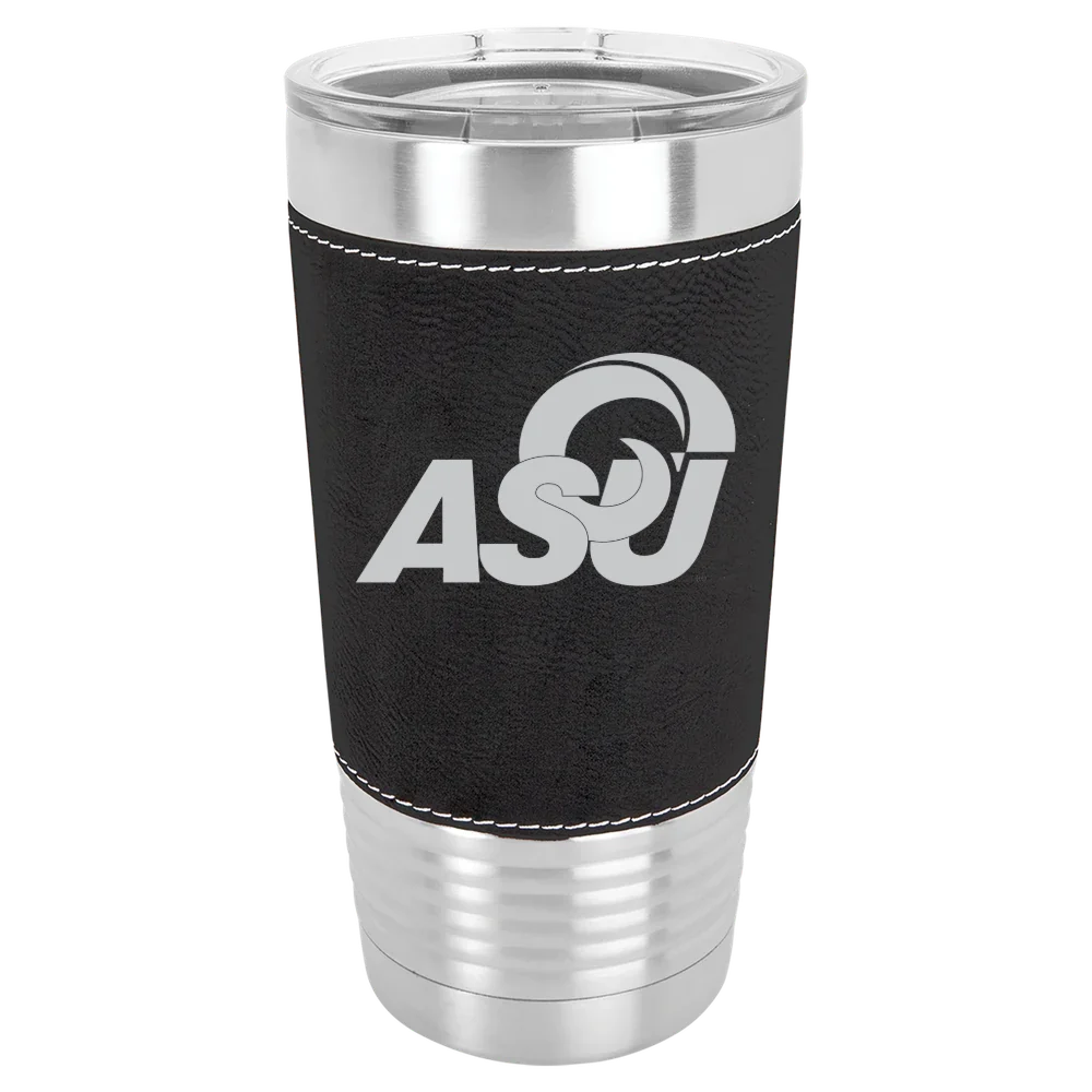 Angelo State University Polar Camel 20 oz. Leatherette Grip Tumbler with Standard Lid