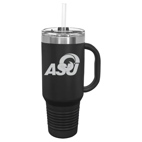 Angelo State University Polar Camel 40 oz. Travel Mug with Snap Lid & Straw
