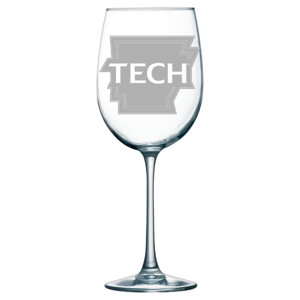 Arkansas Tech University Polar Camel 19 oz. Wine Glass