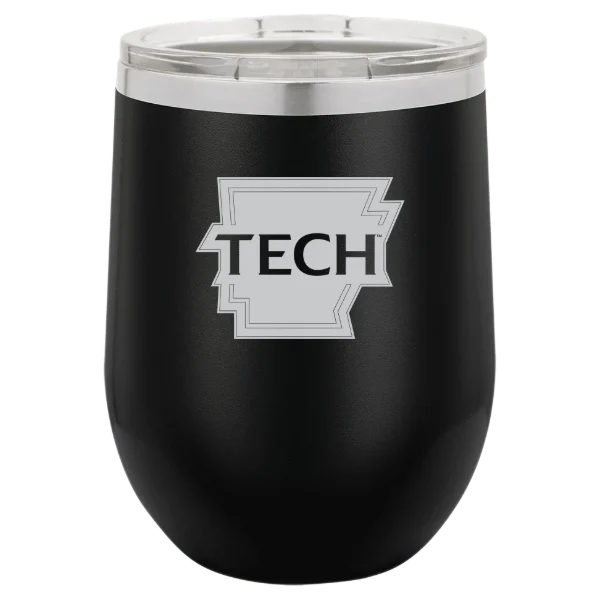 Arkansas Tech University Polar Camel 12 oz. Stemless Wine Tumbler
