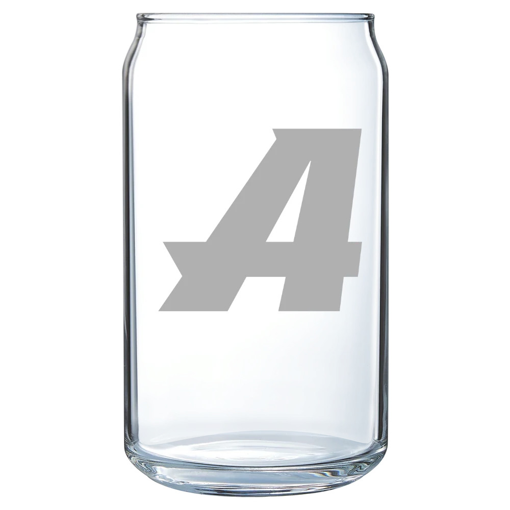 Assumption University Polar Camel 16 oz. Can Glass