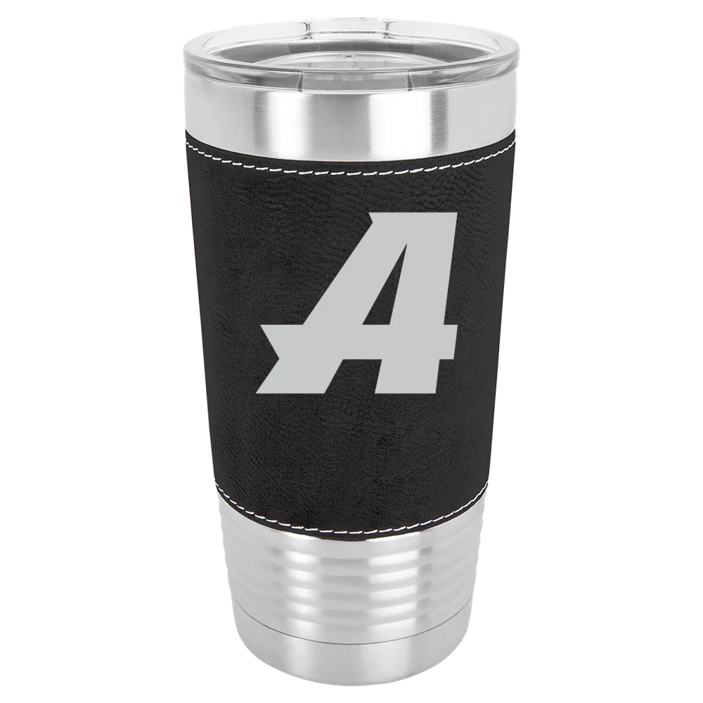 Assumption University Polar Camel 20 oz. Leatherette Grip Tumbler with Standard Lid
