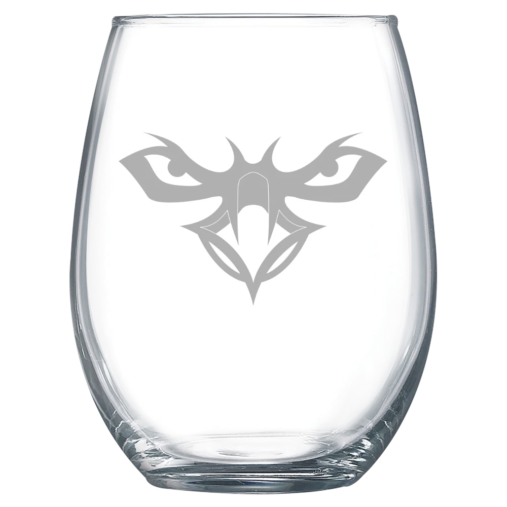 Auburn University at Montgomery Polar Camel 15 oz. Stemless Wine Glass