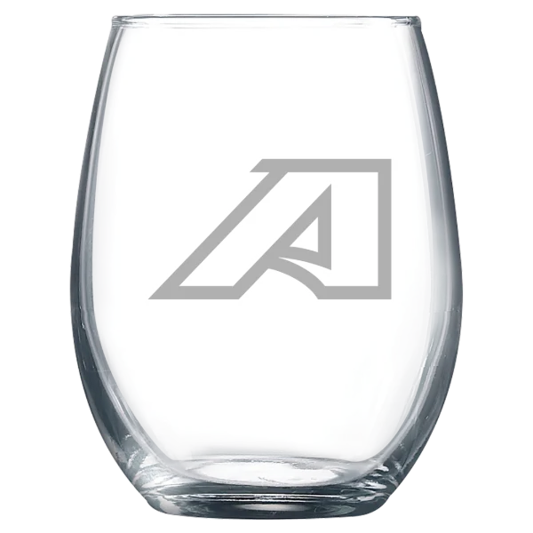 Augusta University Polar Camel 9 oz. Stemless Wine Glass