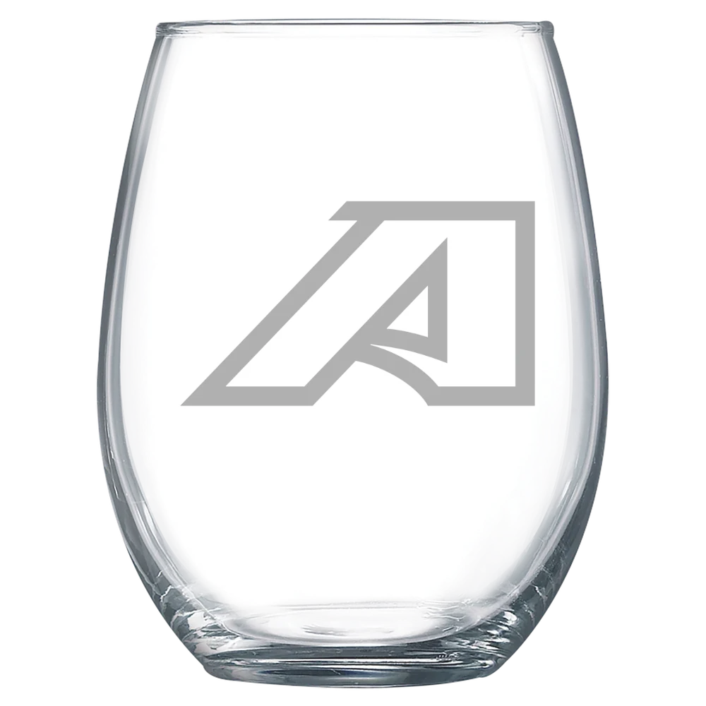 Augusta University Polar Camel 15 oz. Stemless Wine Glass