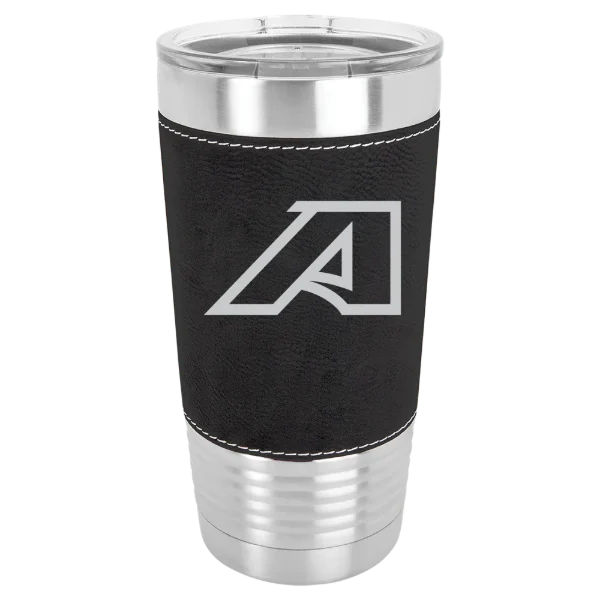 Augusta University Polar Camel 20 oz. Leatherette Grip Tumbler with Standard Lid