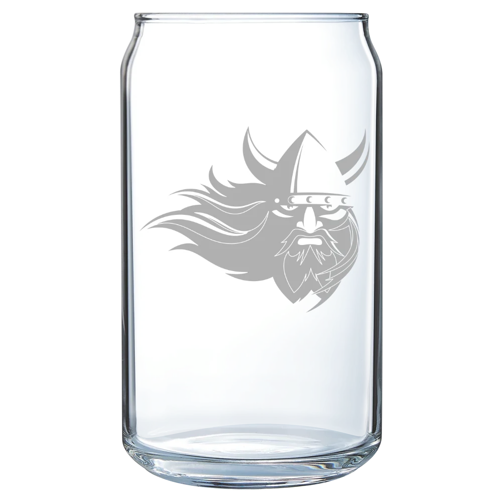 Augustana University (South Dakota) Polar Camel 16 oz. Can Glass