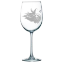 Augustana University (South Dakota) Polar Camel 19 oz. Wine Glass