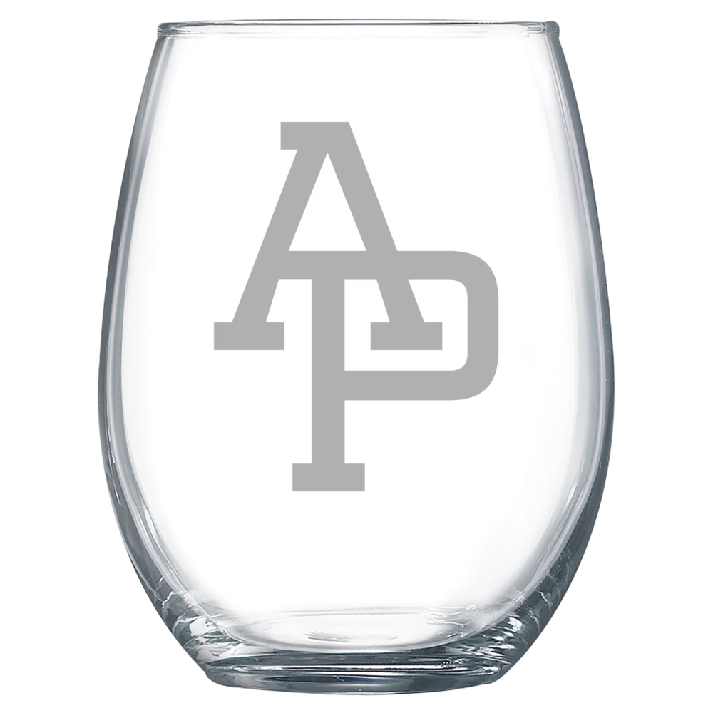 Azusa Pacific University Polar Camel 15 oz. Stemless Wine Glass