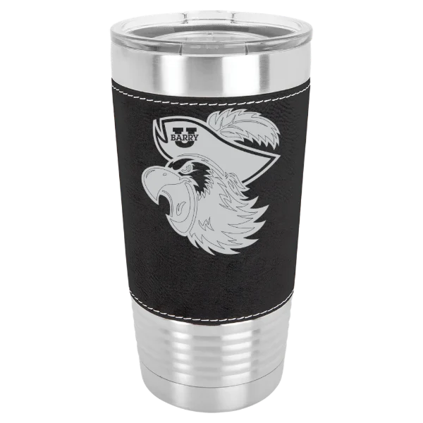 Barry University Polar Camel 20 oz. Leatherette Grip Tumbler with Standard Lid