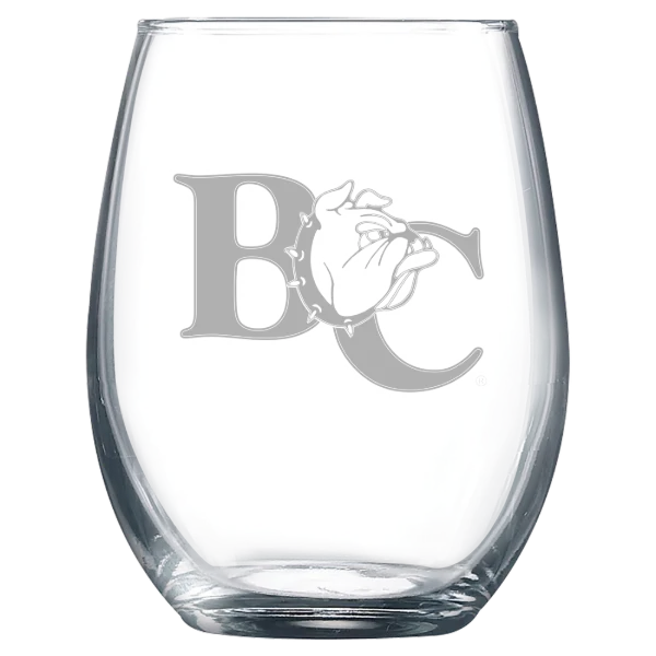 Barton College Polar Camel 9 oz. Stemless Wine Glass
