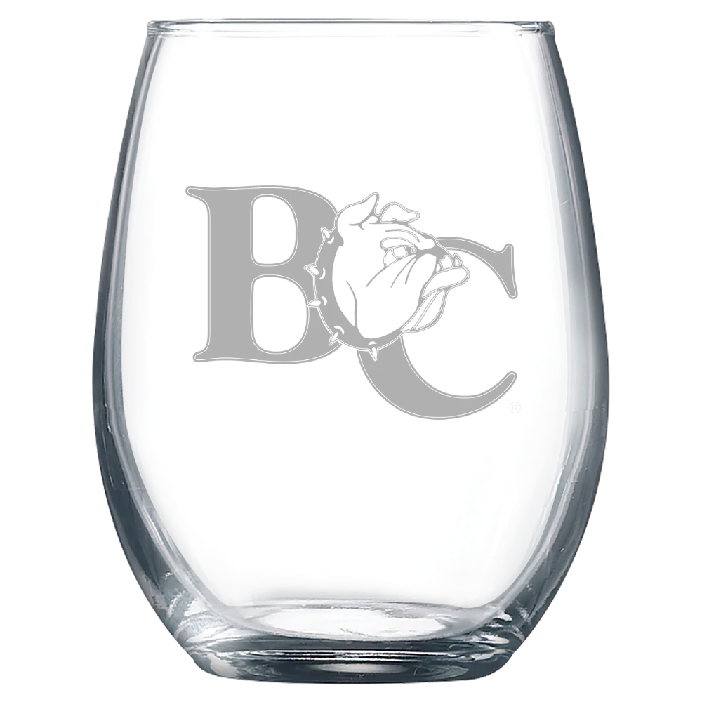 Barton College Polar Camel 9 oz. Stemless Wine Glass