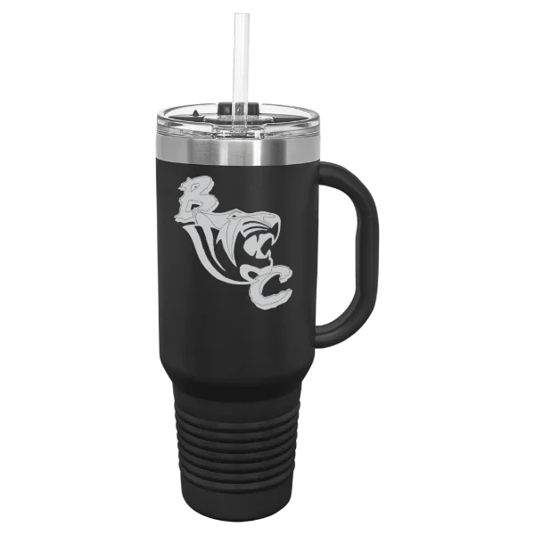 Benedict College Polar Camel 40 oz. Travel Mug with Snap Lid & Straw
