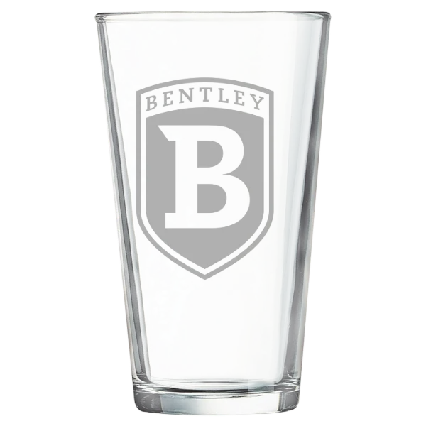 Bentley University Polar Camel 16 oz. Pint Mixing Glass