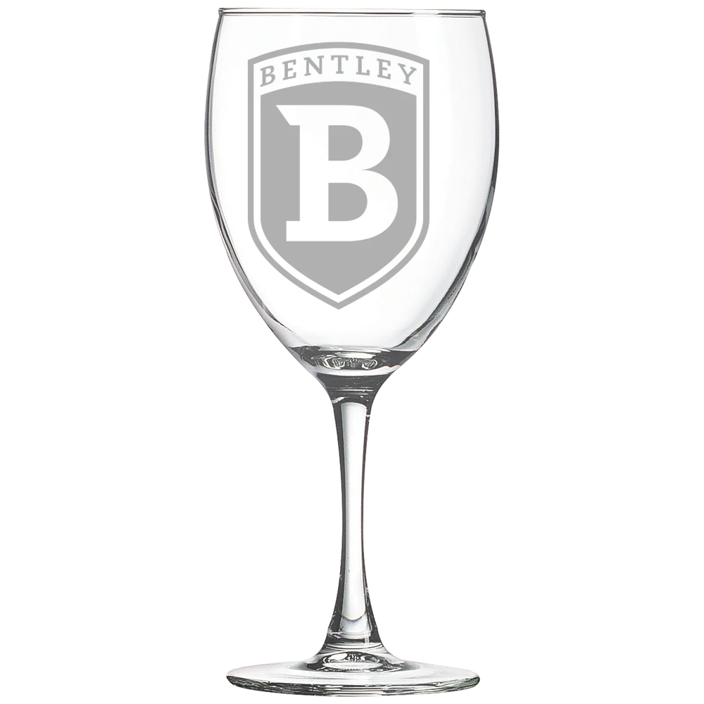 Bentley University Polar Camel 10 1/2 oz. Wine Glass