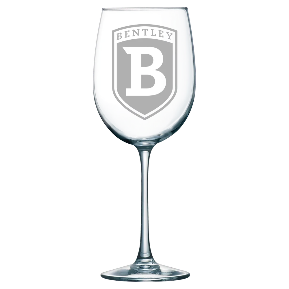Bentley University Polar Camel 19 oz. Wine Glass