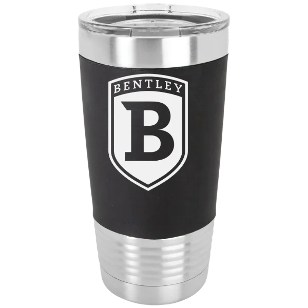 Bentley University Polar Camel 20 oz. Silicone Grip Tumbler with Standard Lid