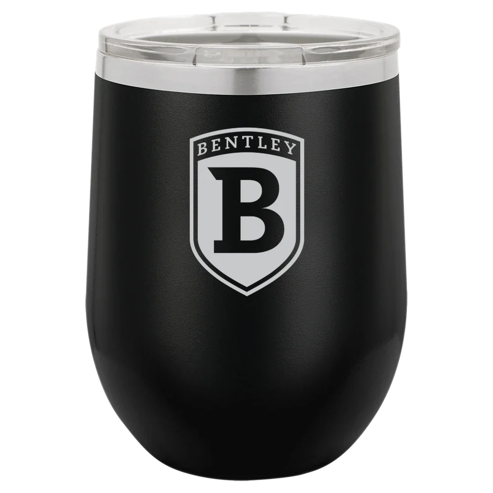 Bentley University Polar Camel 12 oz. Stemless Wine Tumbler